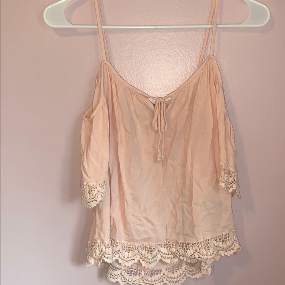 Light Pink Crop Top